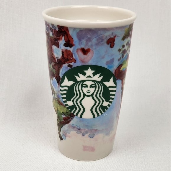 Starbucks Other - Starbucks 2015 Barista Art Shelby Kregel World Map